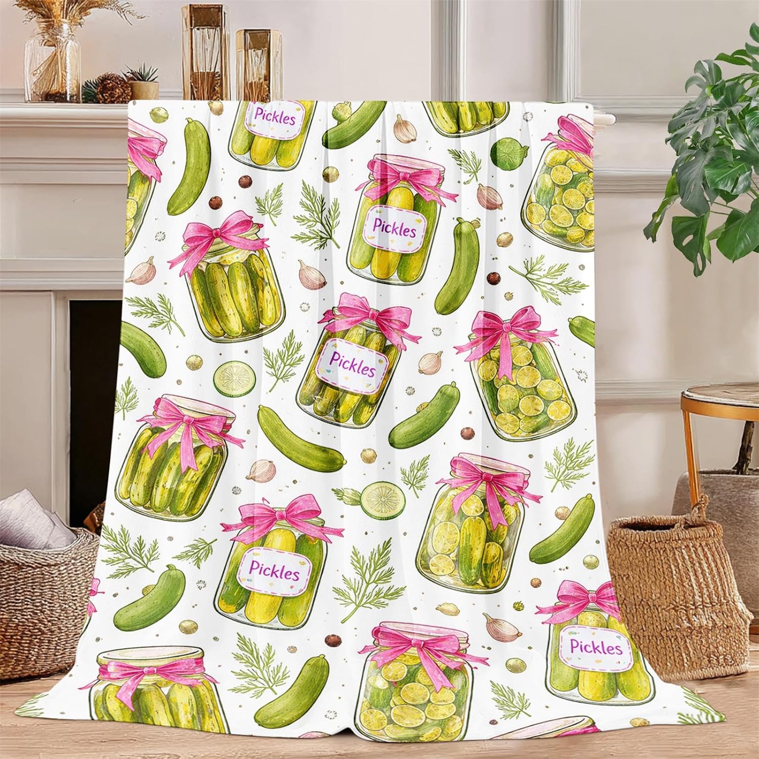 Certified Pickle Throw Blanket 80 — WeirdThingsToBuy weird find