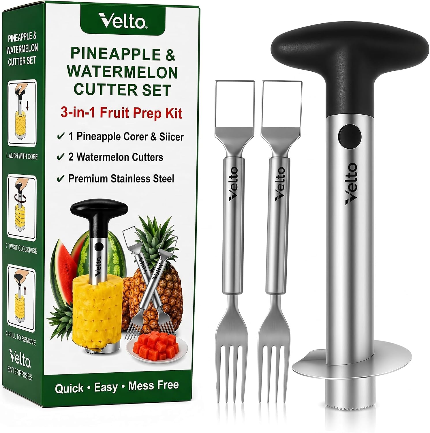 Certified Pineapple Corer & Slicer Watermelon — WeirdThingsToBuy weird find