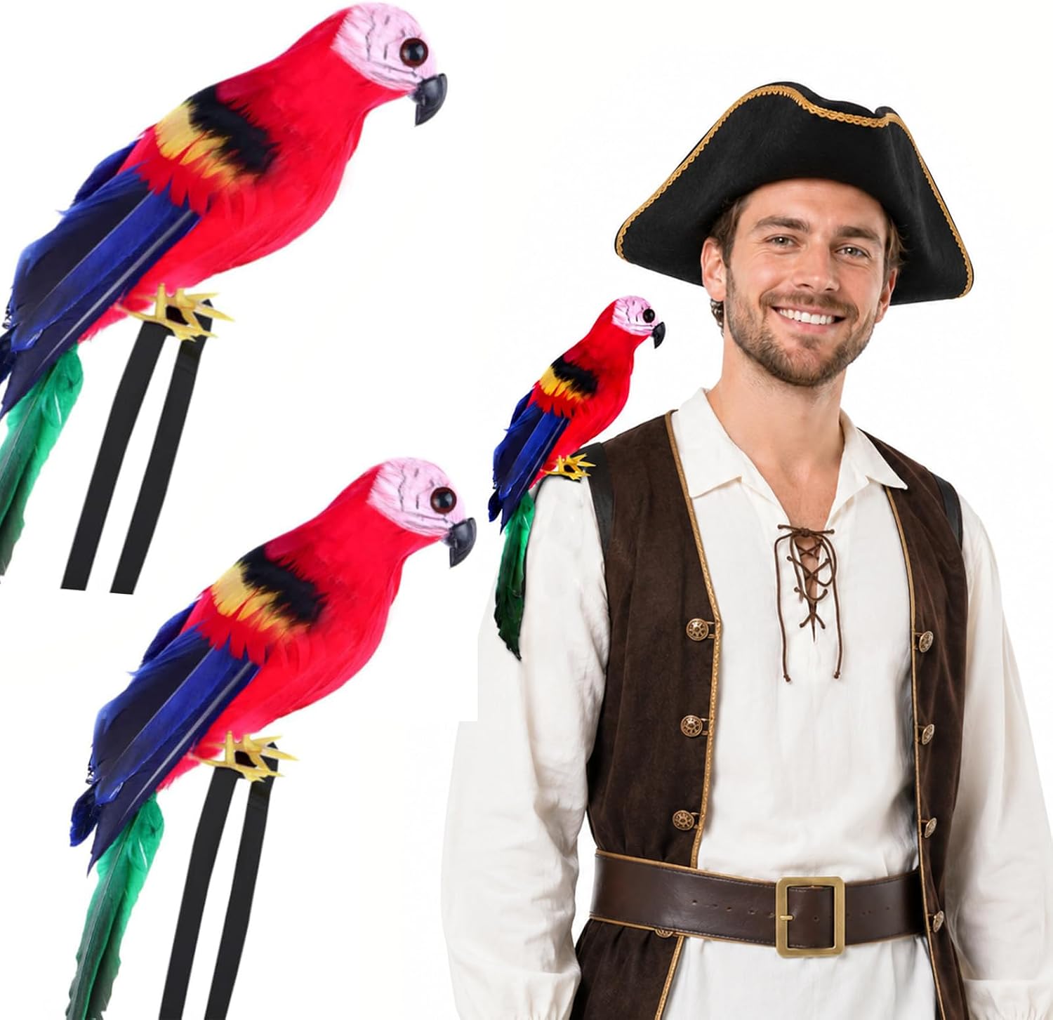 Certified Pirate Parrot on Shoulder Life — WeirdThingsToBuy weird find