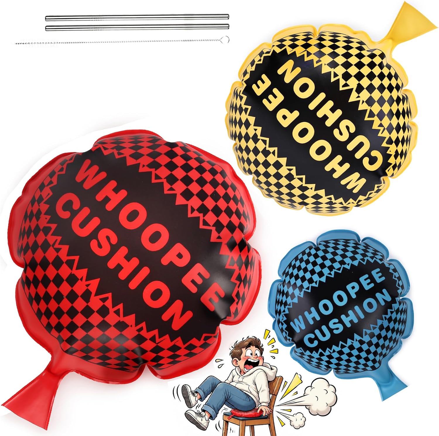 Certified Poplay 3 Whoopee Cushions 3 — WeirdThingsToBuy weird find