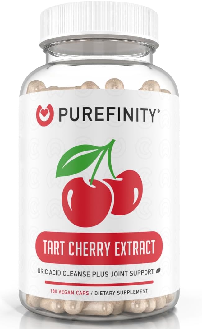 Certified Purefinity Tart Cherry Capsules Uric — WeirdThingsToBuy weird find