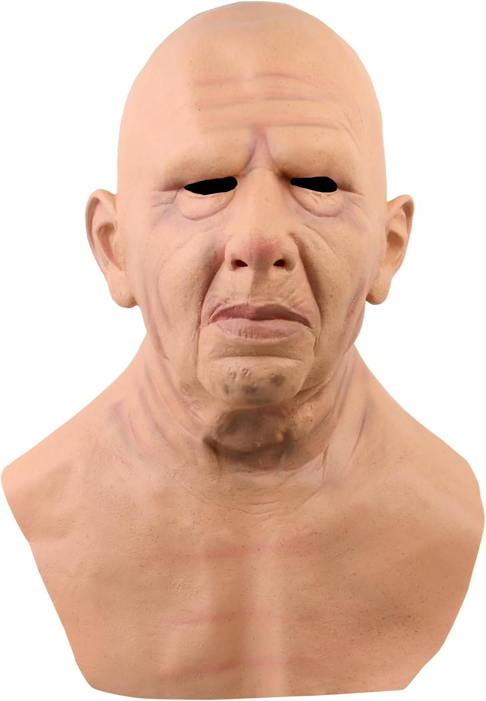 Certified Realistic Old Man Mask Bald — WeirdThingsToBuy weird find