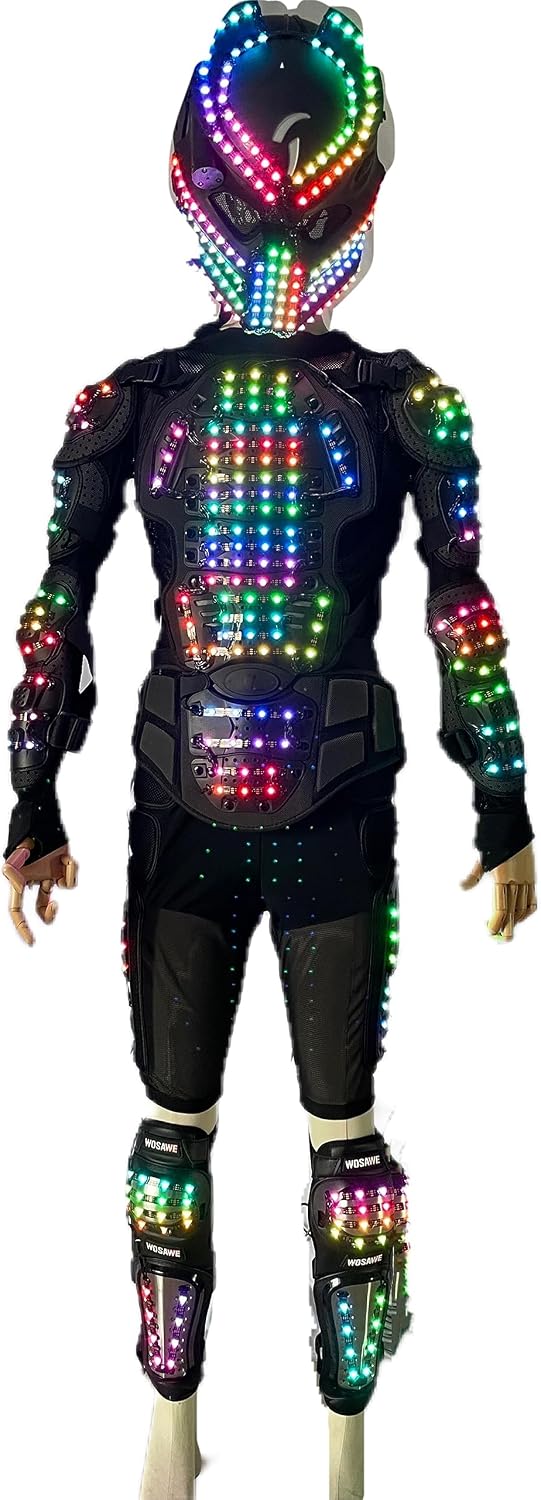 Certified Robot Suit Rgb Colorful Helmet — WeirdThingsToBuy weird find