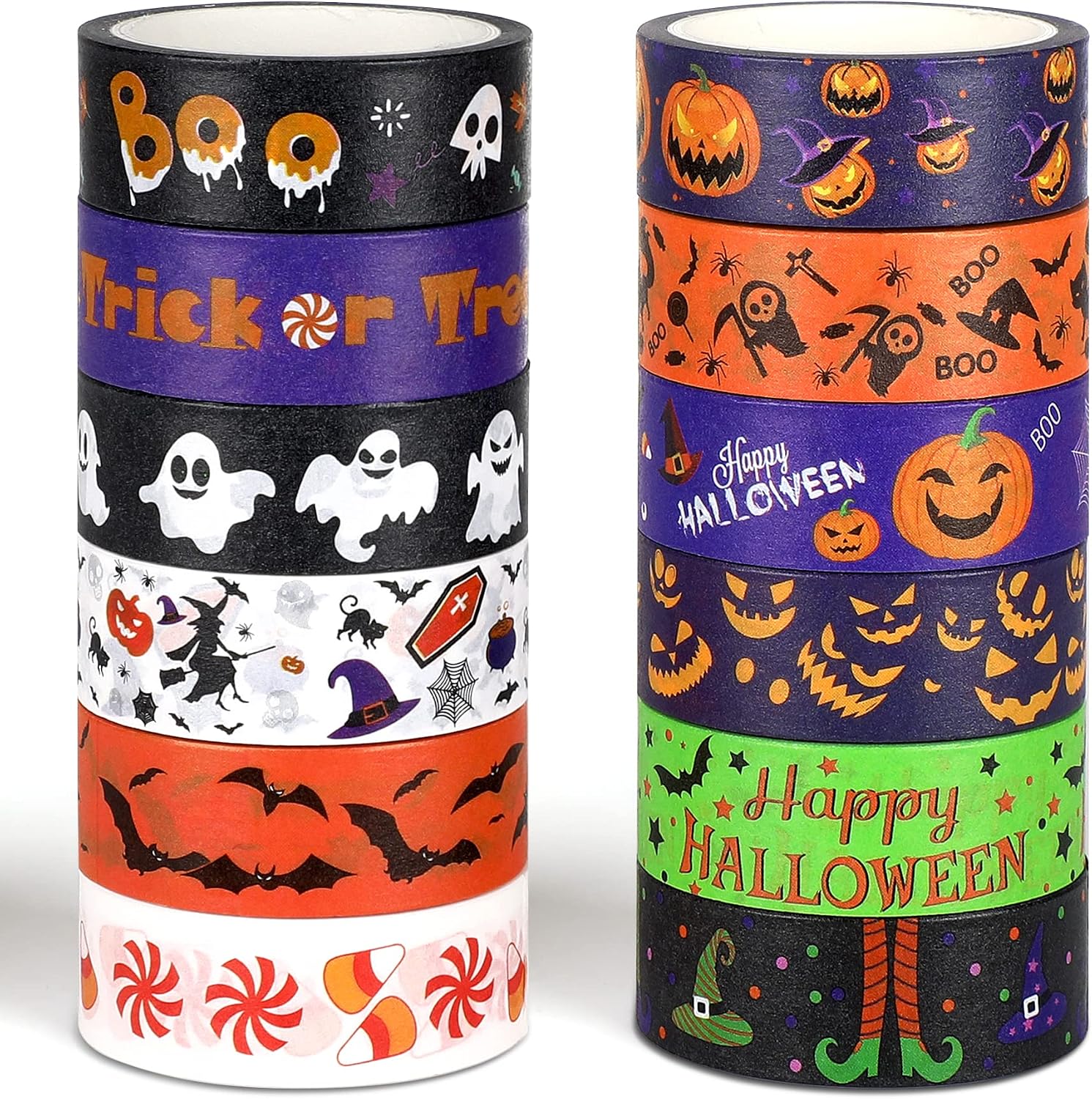 Certified Sannix 12 Rolls Halloween Washi — WeirdThingsToBuy weird find