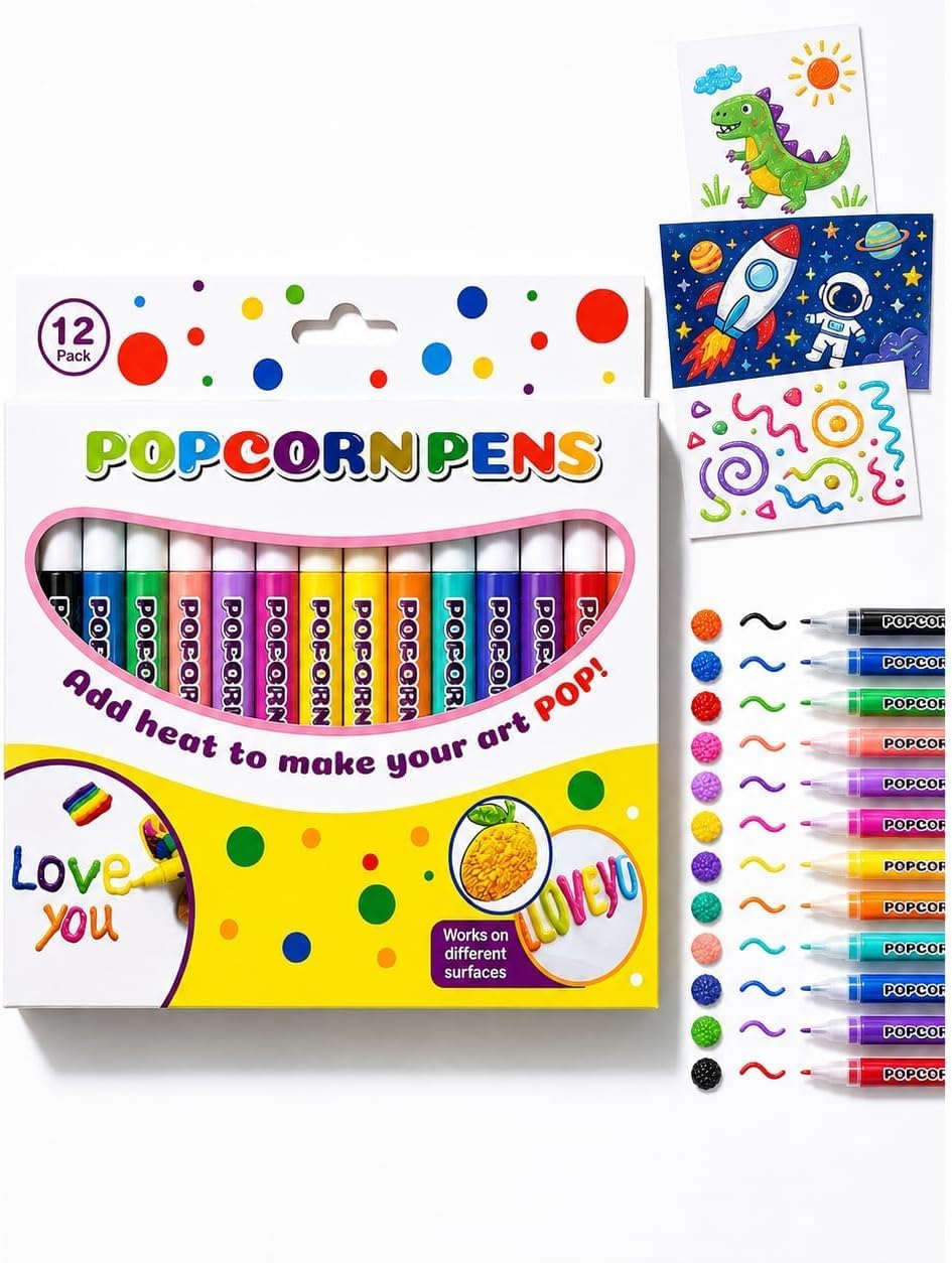 Certified Santify Popcorn Pens Diy Bubble — WeirdThingsToBuy weird find