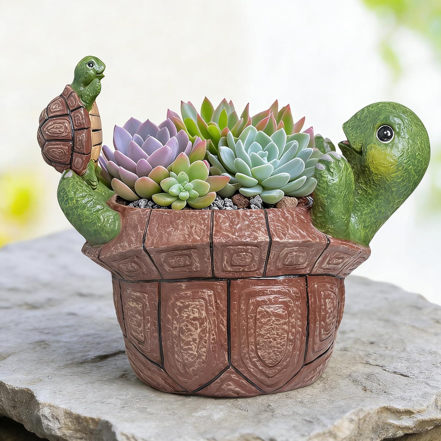 Certified Saysmile Unique Turtle Plant Pots — WeirdThingsToBuy weird find
