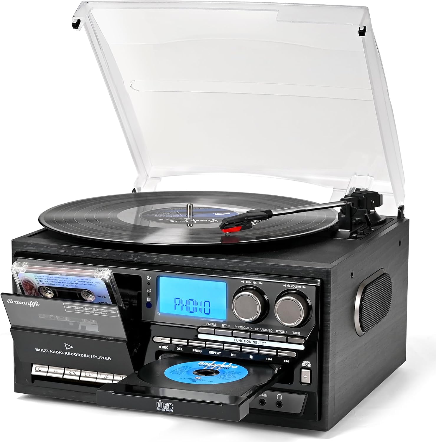 Certified Seasonlife Vinyl Record Player 10 — WeirdThingsToBuy weird find
