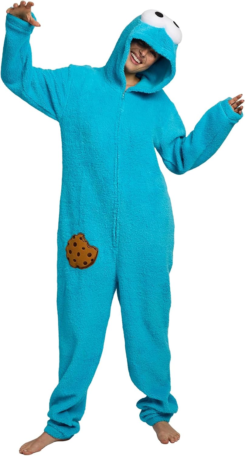 Certified Sesame Street Cookie Monster Onesie — WeirdThingsToBuy weird find