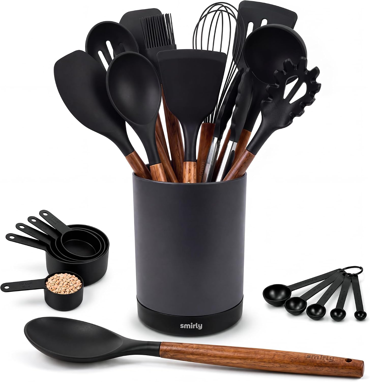 Certified Smirly Silicone Kitchen Utensils Set — WeirdThingsToBuy weird find