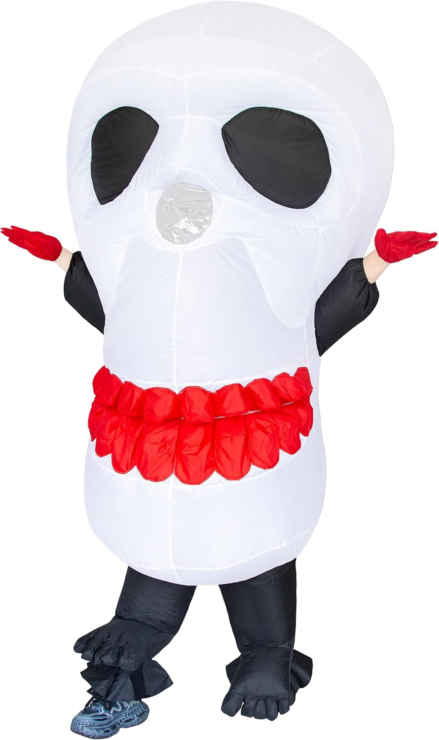 Certified Spooky Skull Inflatable Costume Adults — WeirdThingsToBuy weird find
