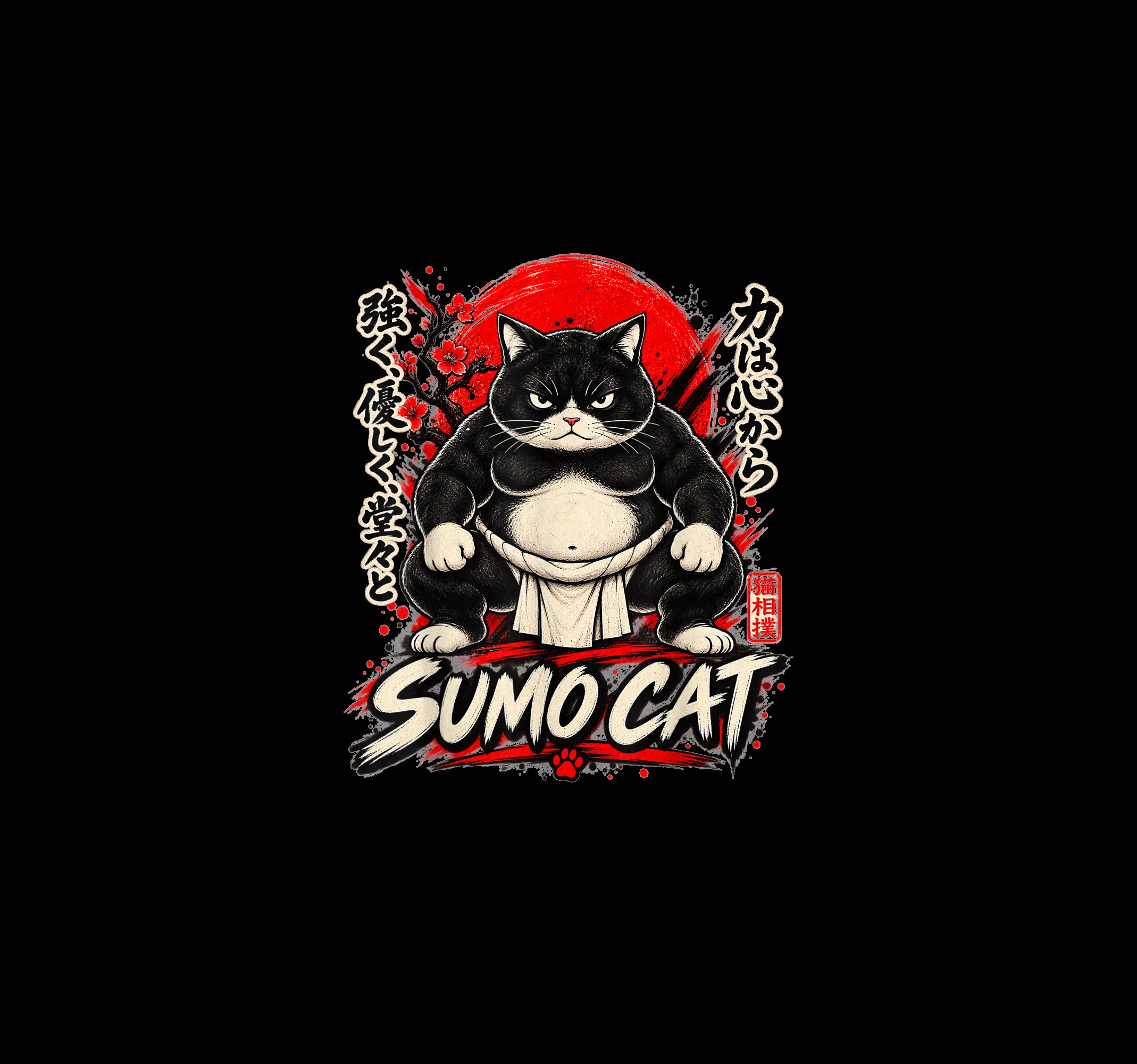 Certified Sumo Cat Japanese Warrior Funny — WeirdThingsToBuy weird find