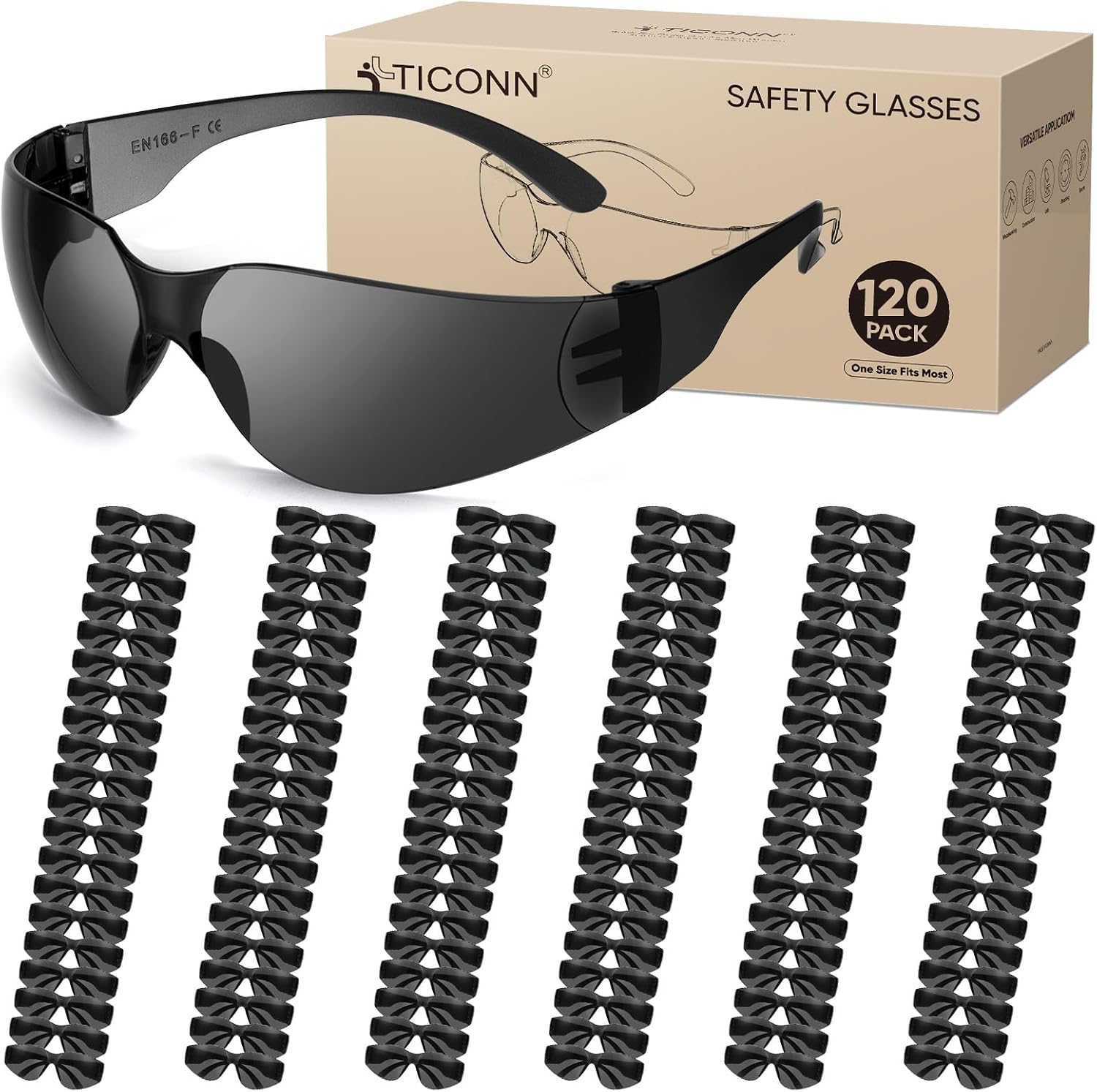 Certified Ticonn Clear Safety Glasses Men — WeirdThingsToBuy weird find