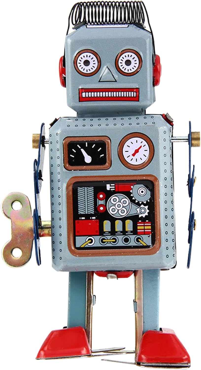 Certified Tin Toy Robot Clockwork Wind — WeirdThingsToBuy weird find