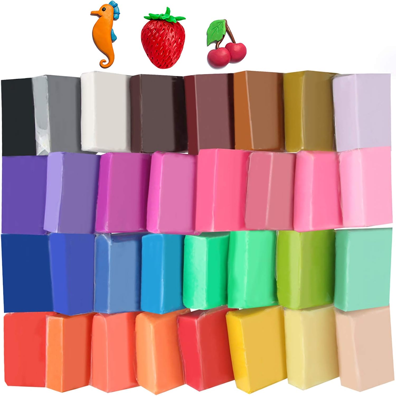 Certified Tomorotec 32 Colors Polymer Clay — WeirdThingsToBuy weird find