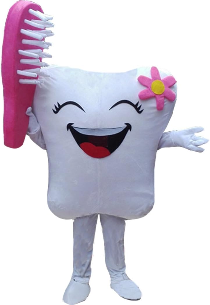 Certified Tooth Mascot Costume Tooth Costume — WeirdThingsToBuy weird find