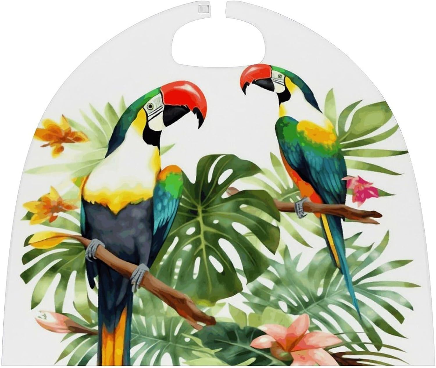 Certified Toucans Parrot Palm Tree Leaves — WeirdThingsToBuy weird find