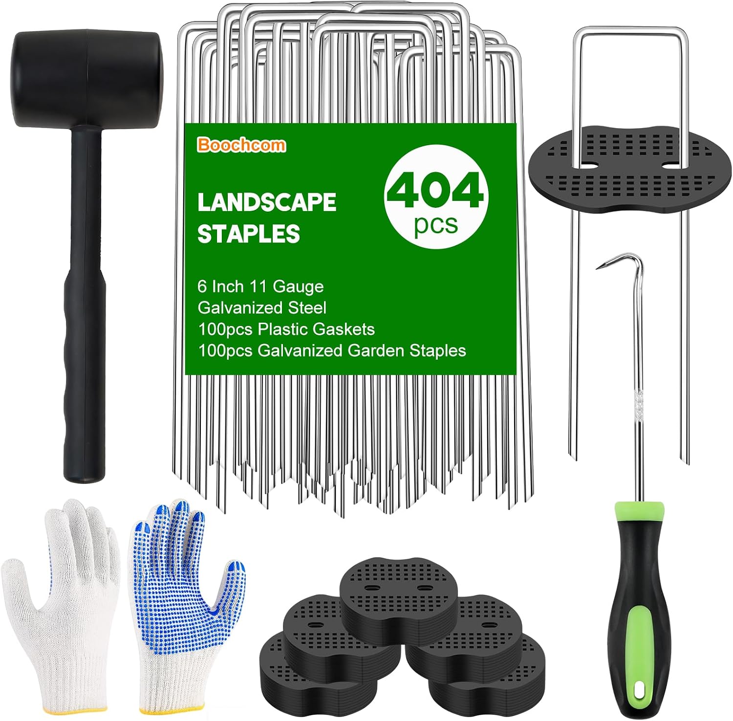 Certified Turf Nails Set 6inch 200pcs — WeirdThingsToBuy weird find