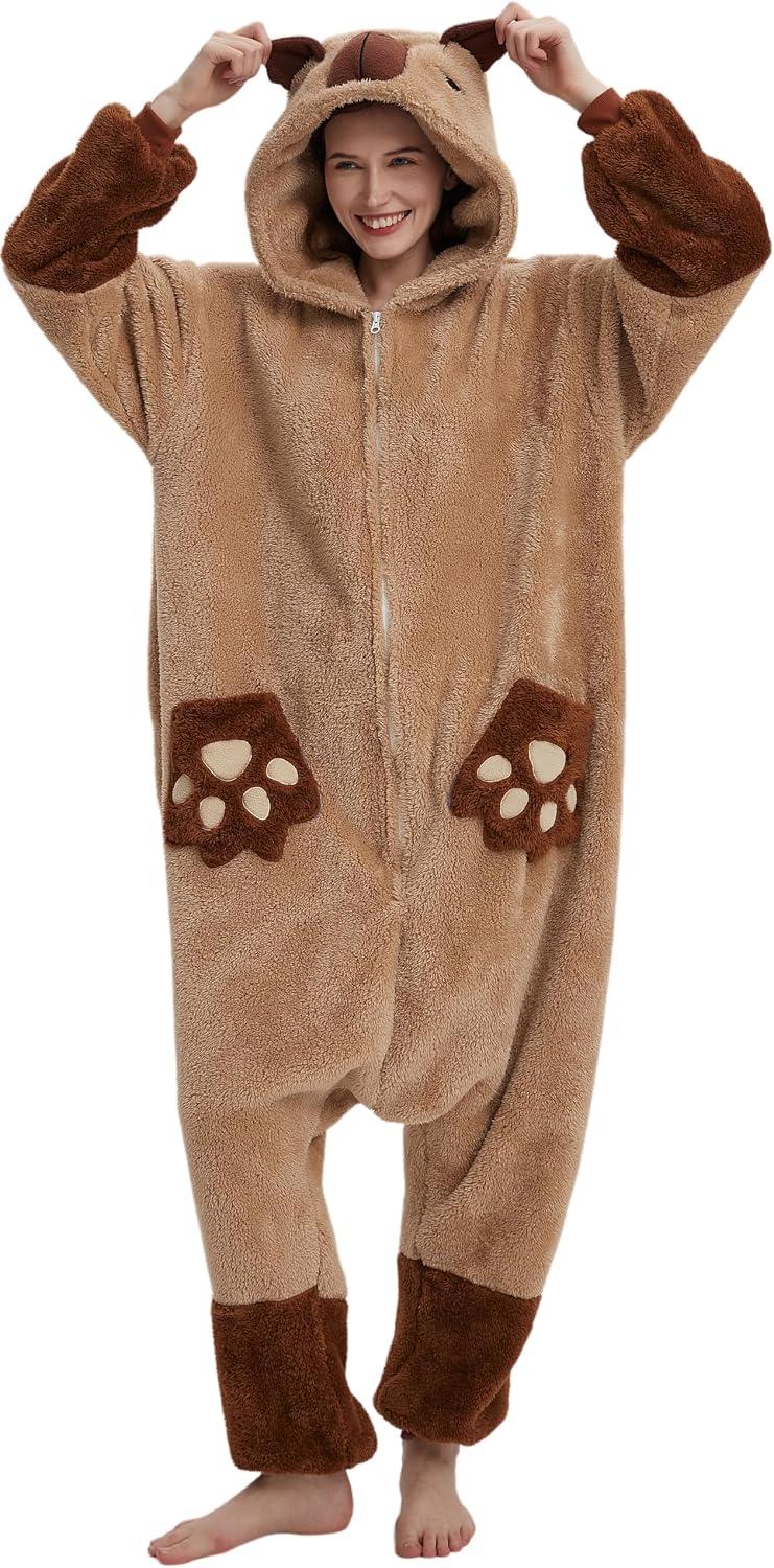 Certified Unisex Adult Animal Onesie Pajamas — WeirdThingsToBuy weird find