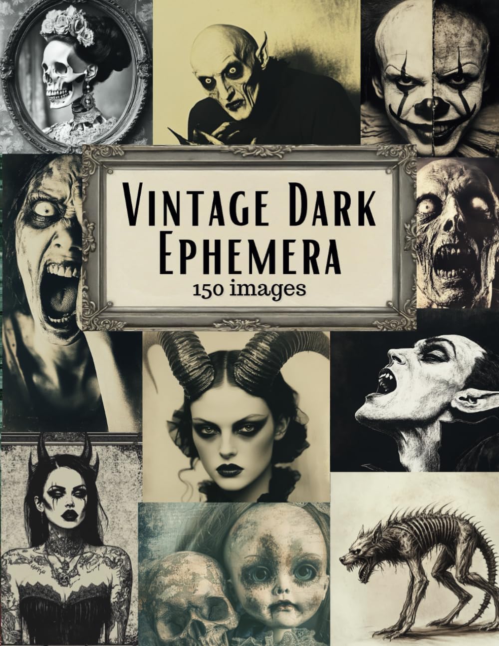 Certified Vintage Dark Ephemera Scary Macabre — WeirdThingsToBuy weird find