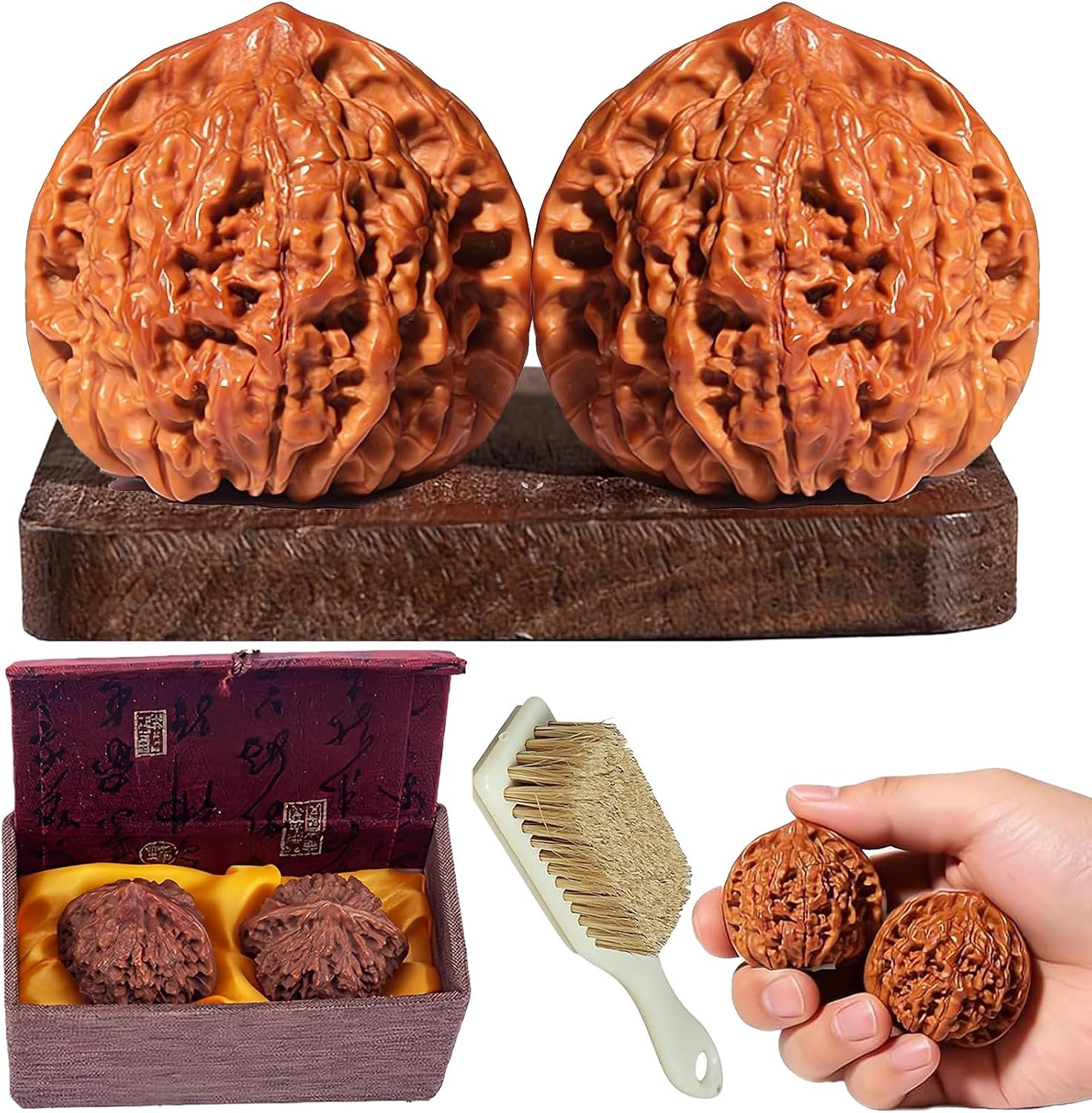 Certified Wenwan Walnuts Wenwan Walnut Set — WeirdThingsToBuy weird find