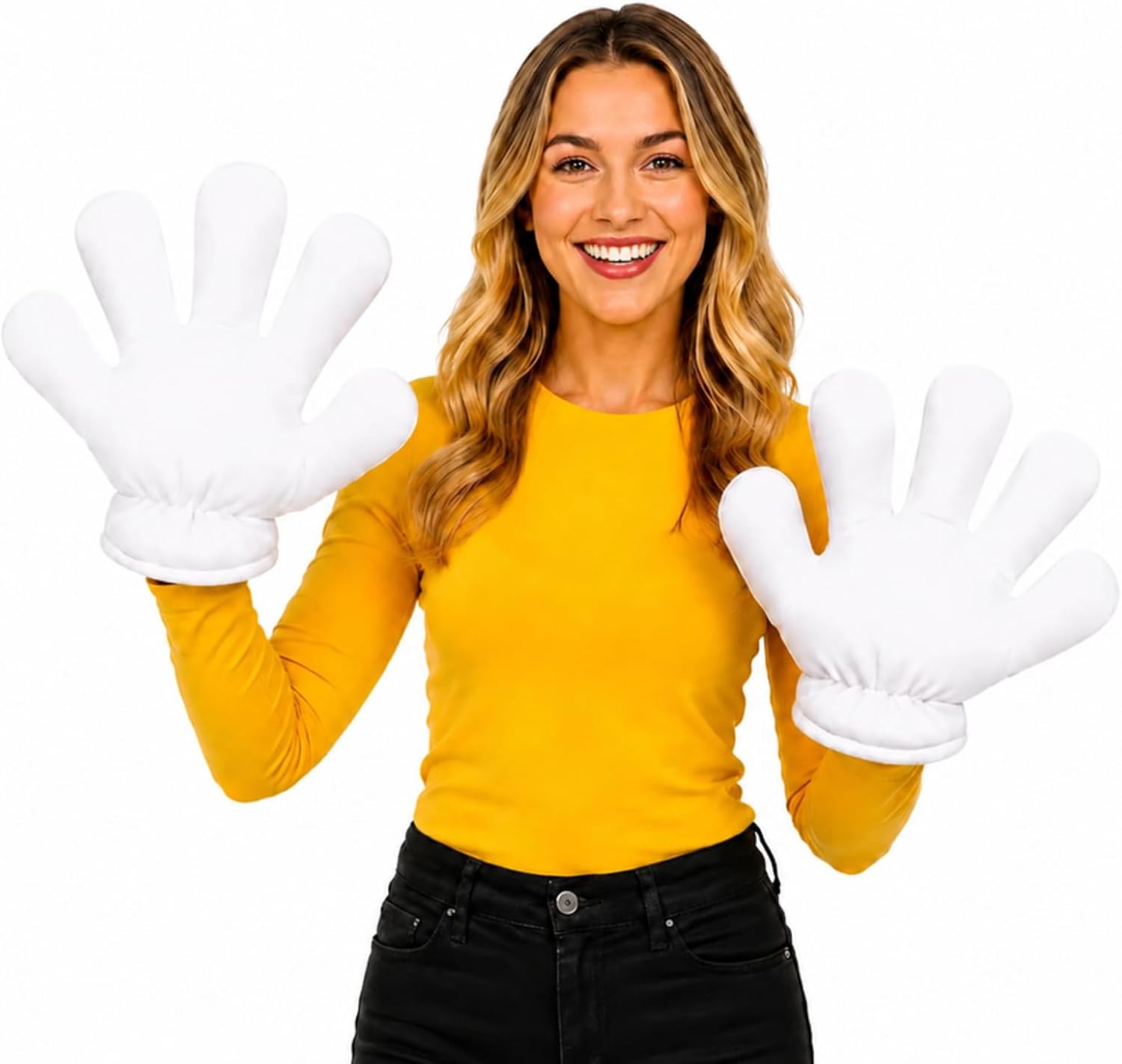 Certified White Jumbo Cartoon Hands Giant — WeirdThingsToBuy weird find
