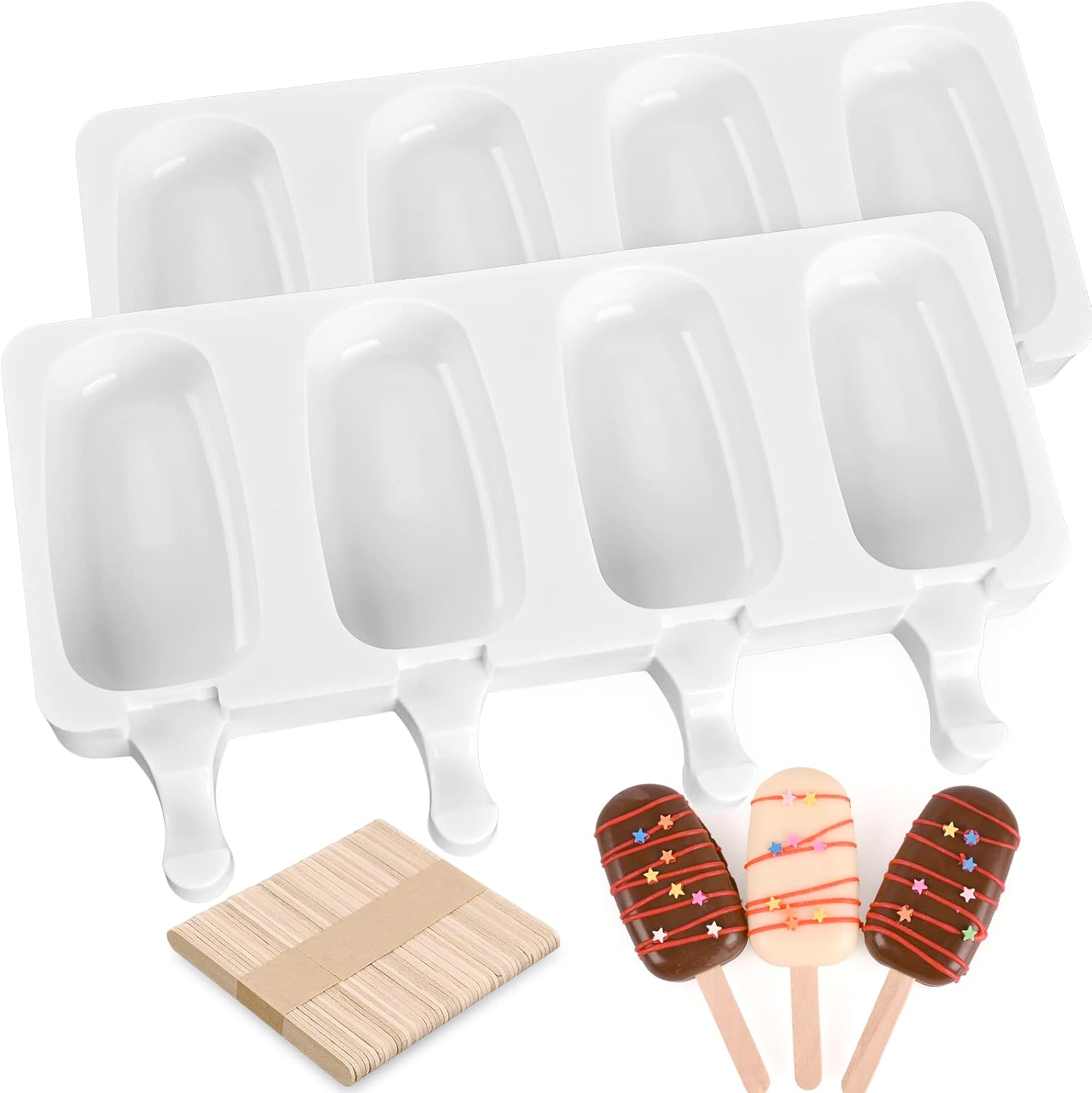 Certified Wmkgg Popsicle Silicone Molds Set — WeirdThingsToBuy weird find