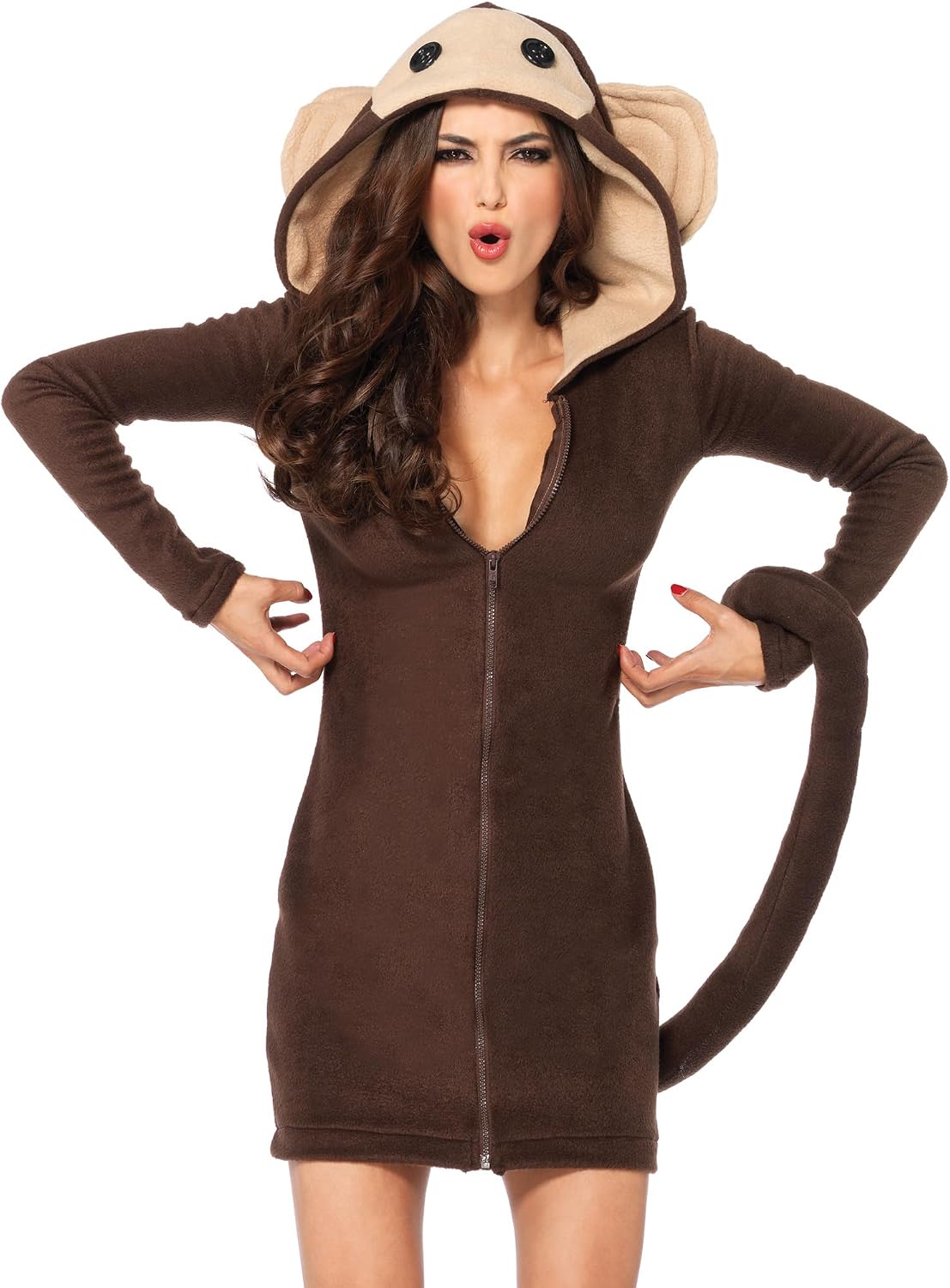 Certified Women's Cozy Monkey Costume — WeirdThingsToBuy weird find
