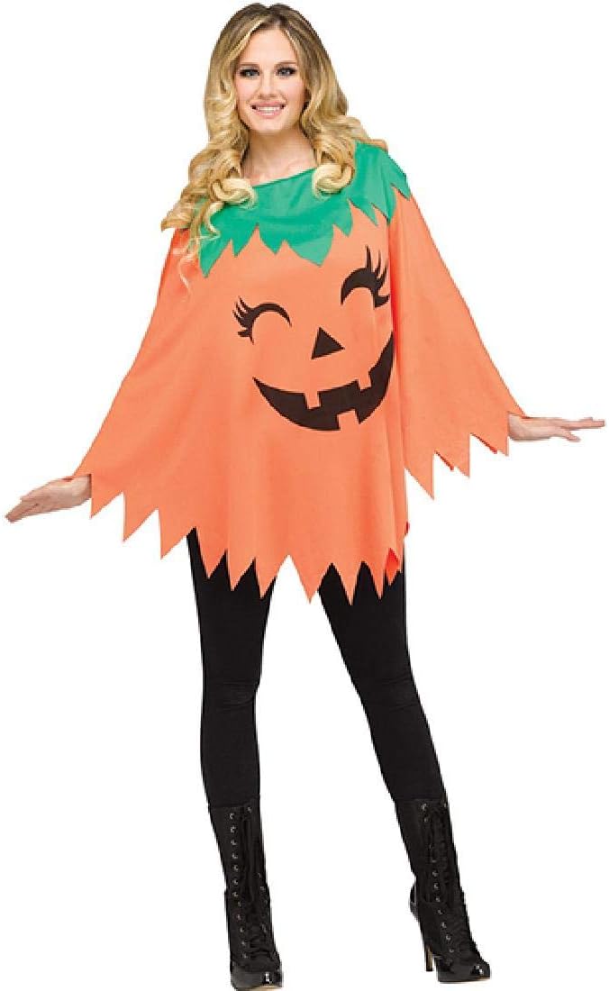 Certified Women's Pumpkin Poncho Costume — WeirdThingsToBuy weird find
