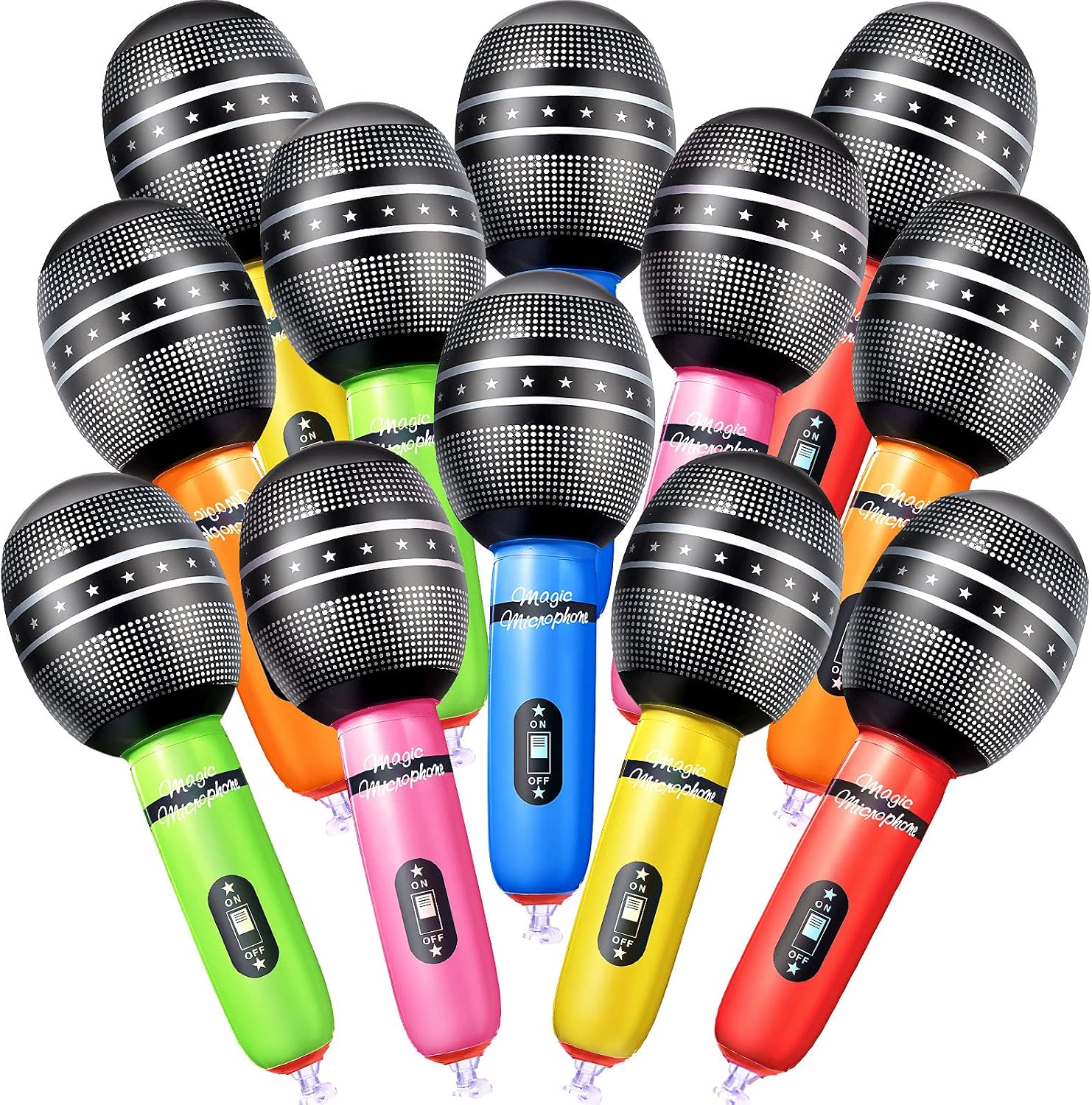 Certified Zhanmai 12 Inflatable Microphones Kids — WeirdThingsToBuy weird find