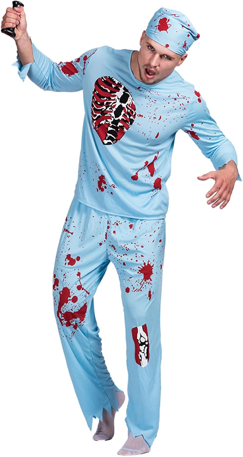 Certified Zombie Bloody Doctor Halloween Costume — WeirdThingsToBuy weird find