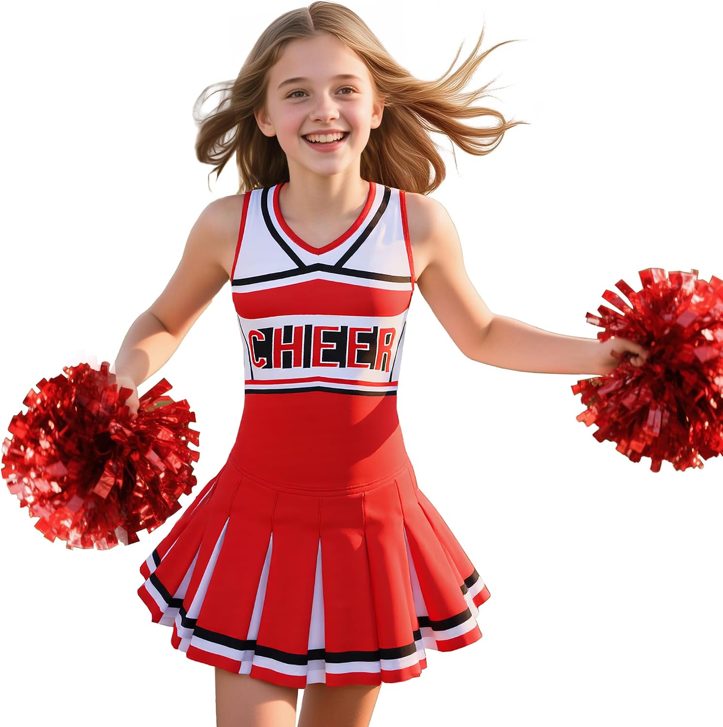 Cheerleader Costume Girls Cheerleading — WeirdThingsToBuy weird find