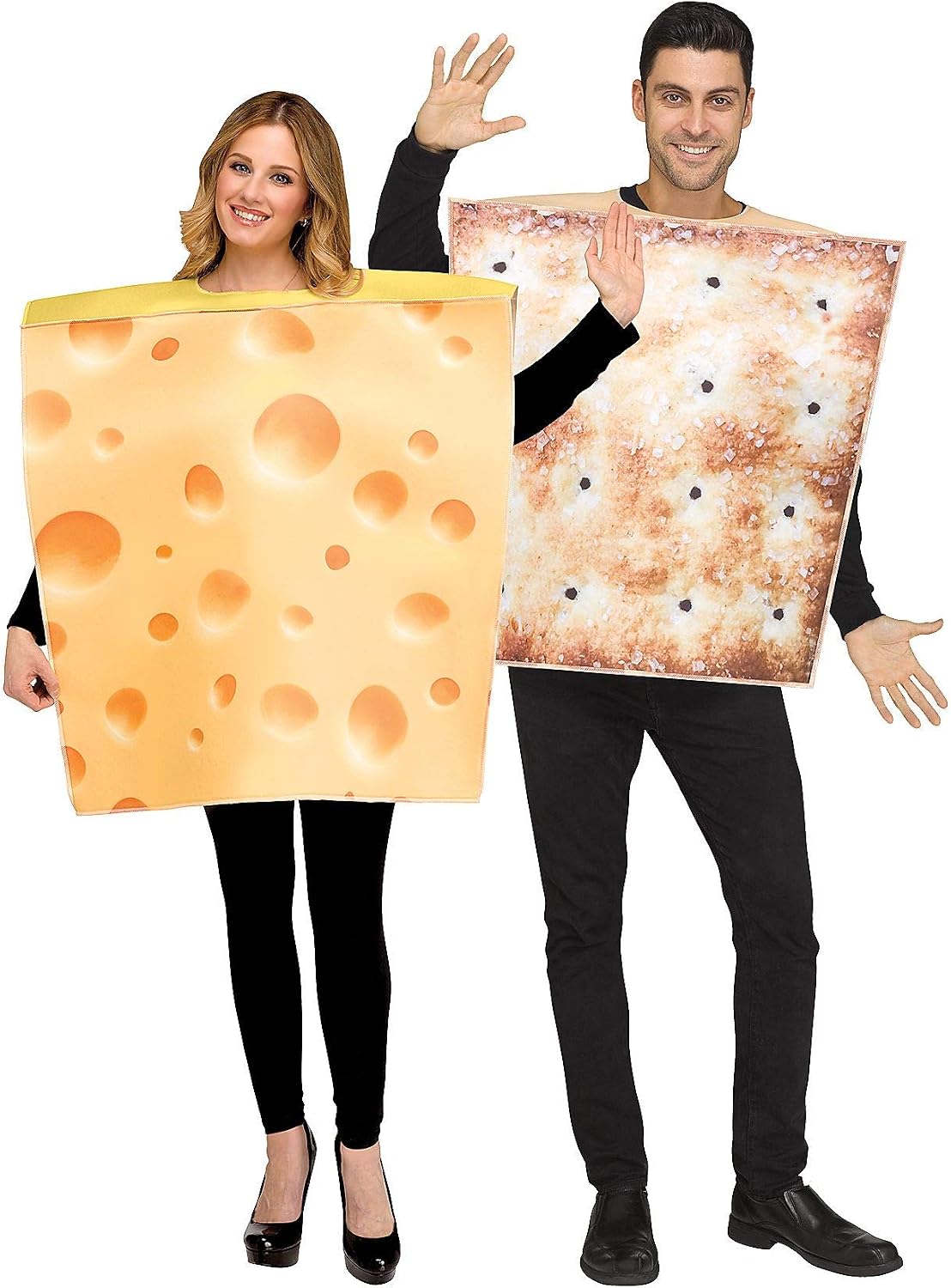 Cheese Cracker Costume Set Couples Energy — WeirdThingsToBuy weird find