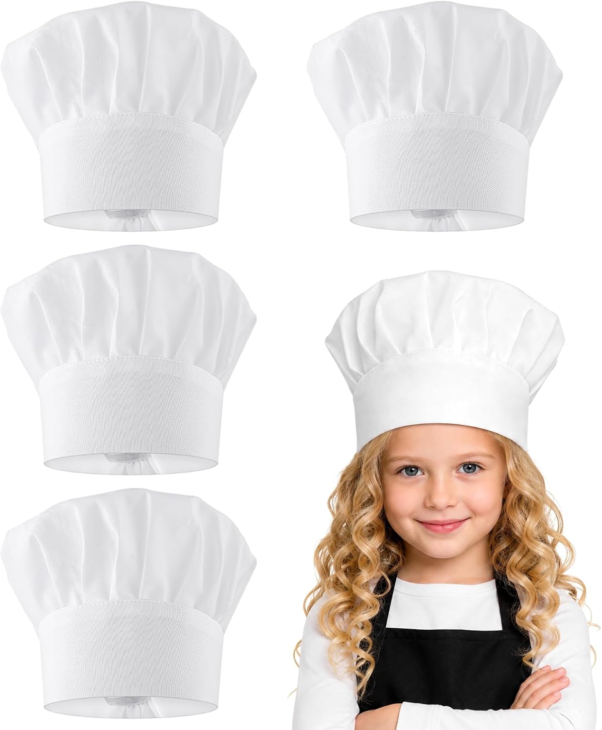 Chef Hats Kids 4 Pack Energy — WeirdThingsToBuy weird find