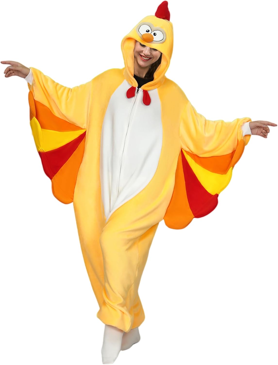 Chicken Onesie Adult Costume Soft Situation — WeirdThingsToBuy weird find