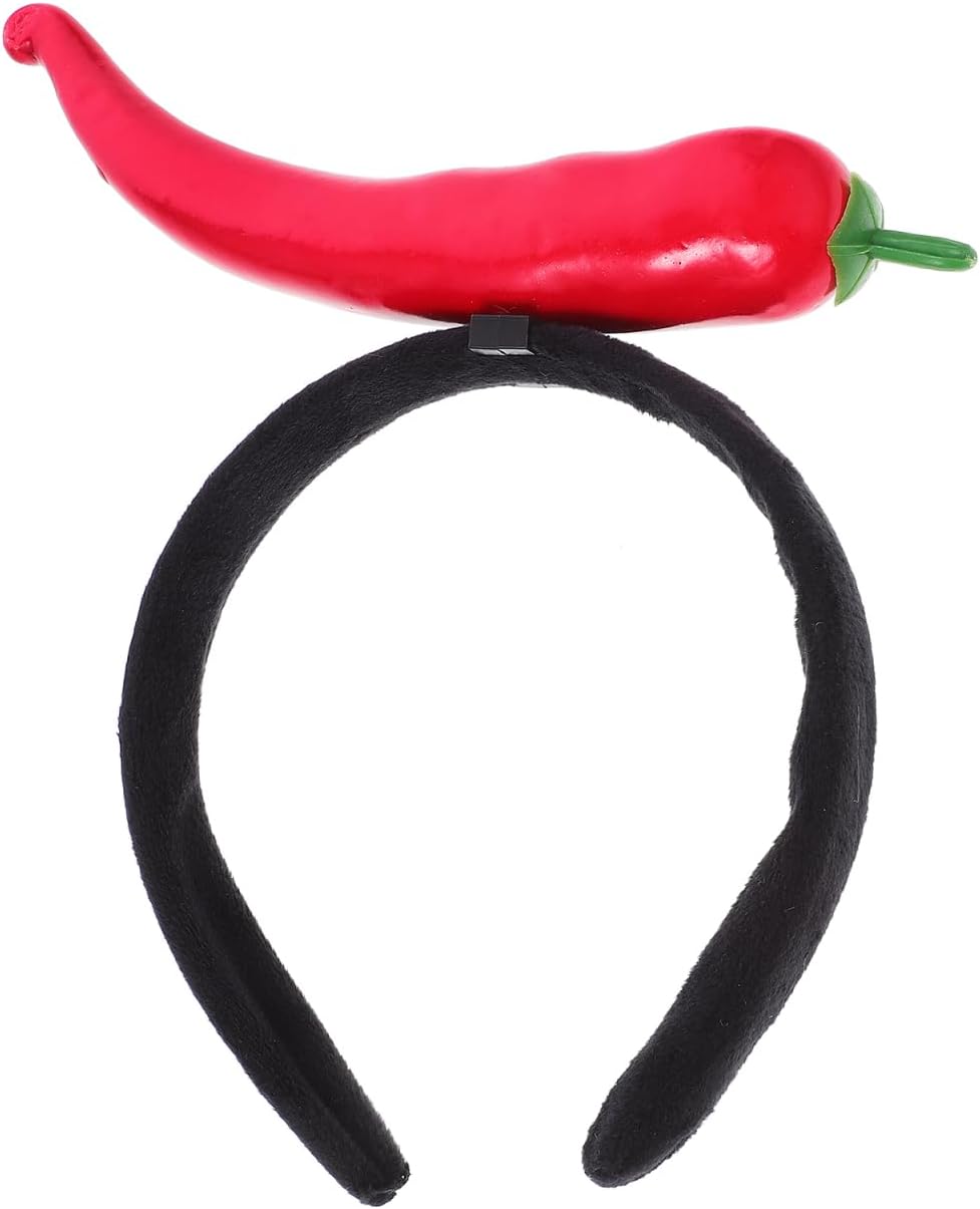 Chili Pepper Headband Funny Foam — WeirdThingsToBuy weird find