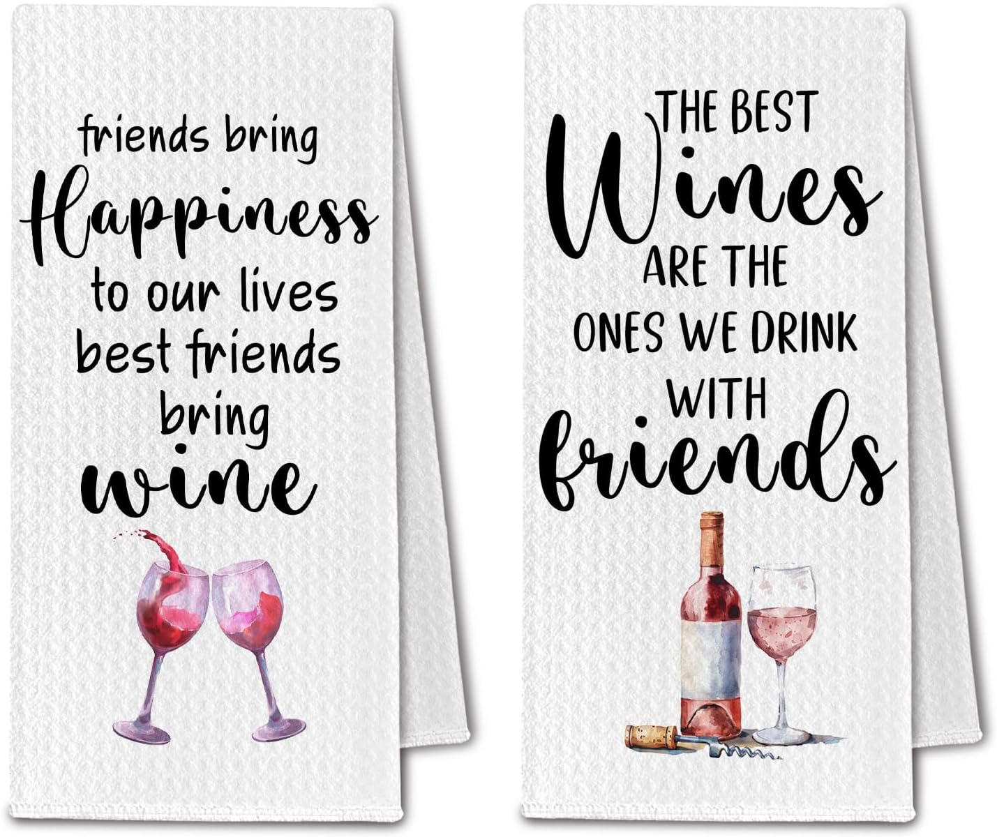 Chissnook Friends Wines Kitchen Towels Energy — WeirdThingsToBuy weird find