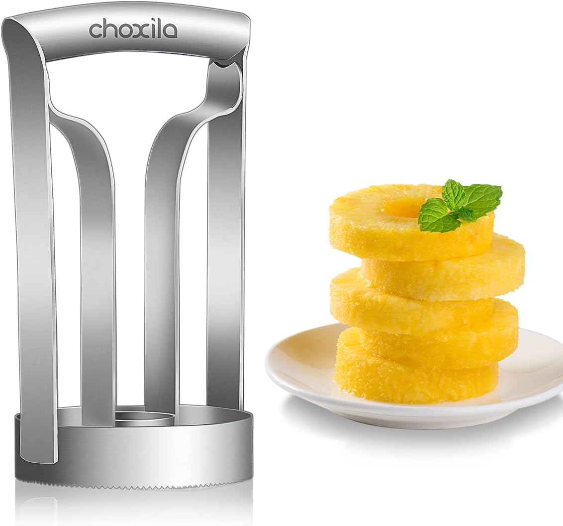 Choxila Pineapple Corer Large Stainless Energy — WeirdThingsToBuy weird find