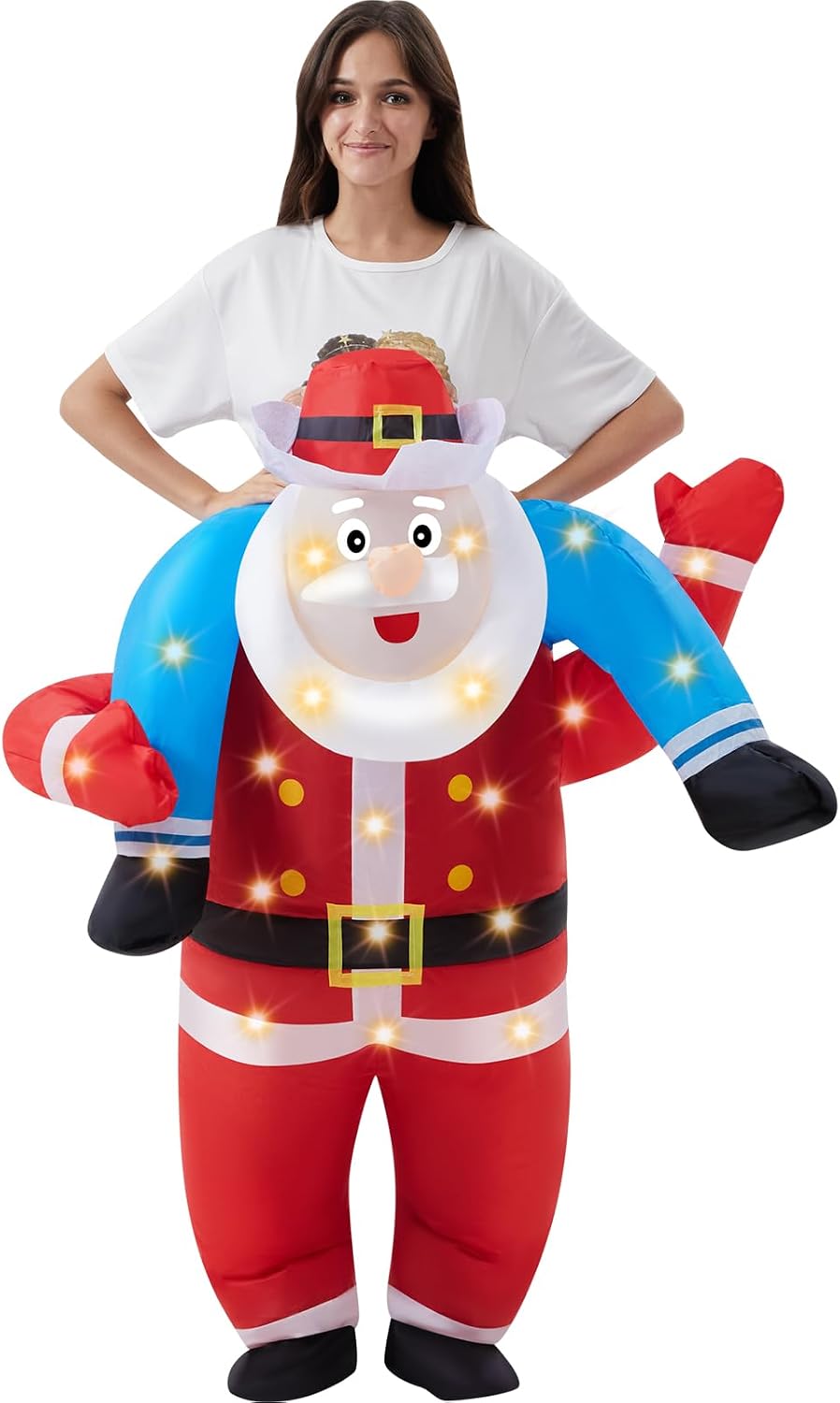 Christmas Inflatable Costume Led Light Energy — WeirdThingsToBuy weird find