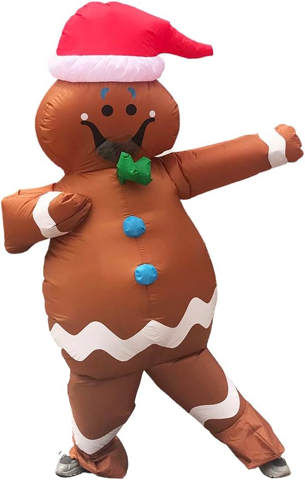 Christmas Inflatable Gingerbread Man — WeirdThingsToBuy weird find