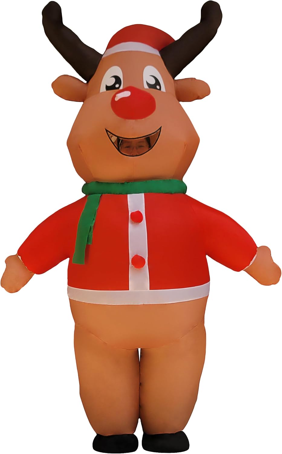 Christmas Inflatable Reindeer Costume — WeirdThingsToBuy weird find