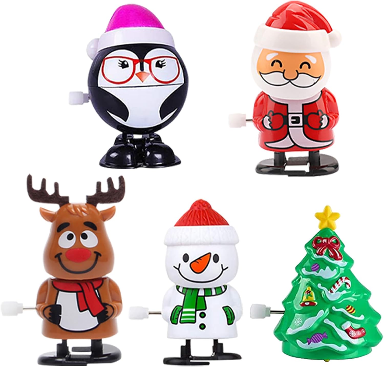 Christmas Wind up Toys 5pcs Situation — WeirdThingsToBuy weird find