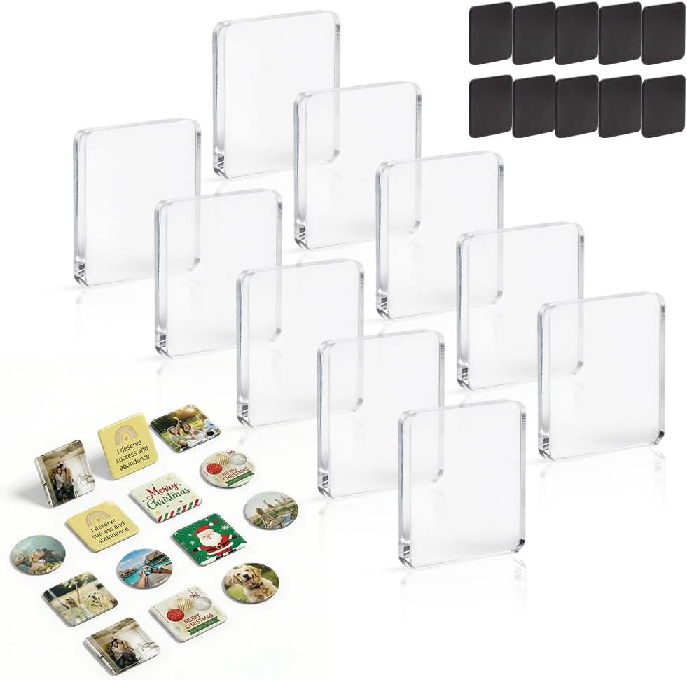 Clear Acrylic Diy Fridge Magnet Energy — WeirdThingsToBuy weird find