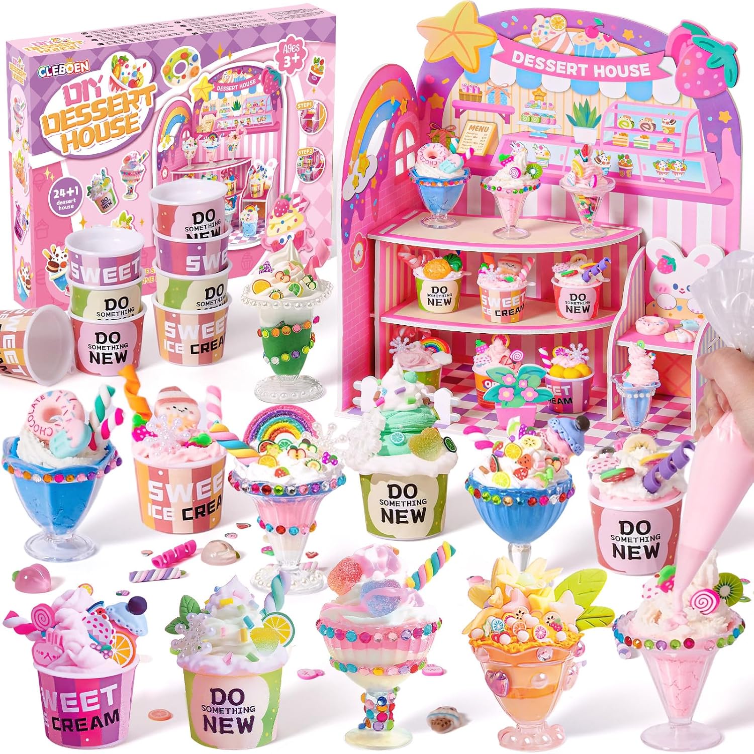 Cleboen Mini Dessert House Diy Energy — WeirdThingsToBuy weird find