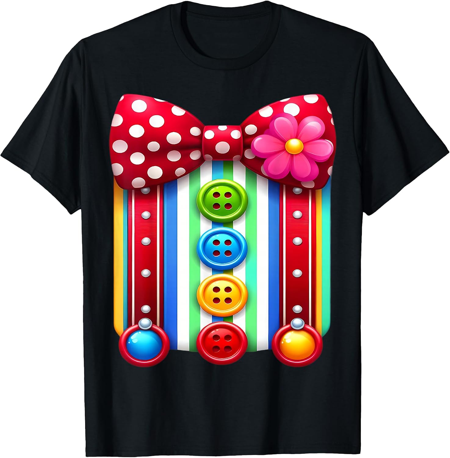 Colorful Clown Costume Funny Bow Energy — WeirdThingsToBuy weird find