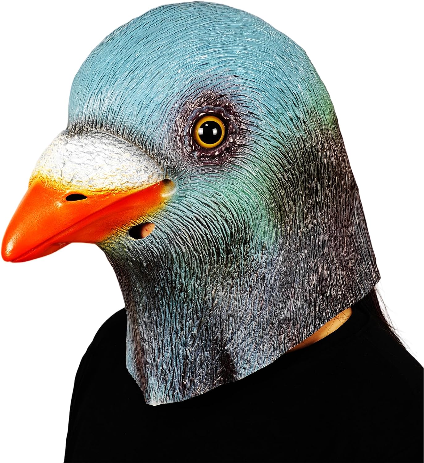 Colorful Pigeon Mask Full Head Situation — WeirdThingsToBuy weird find