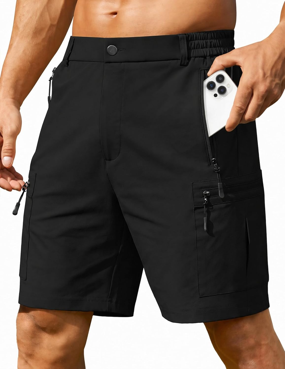 Coofandy Men's Hiking Cargo Shorts Energy — WeirdThingsToBuy weird find