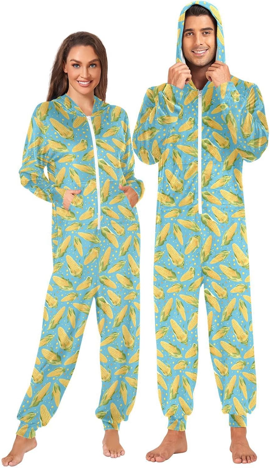 Corn Cobs Dots Adult Onesie Situation — WeirdThingsToBuy weird find