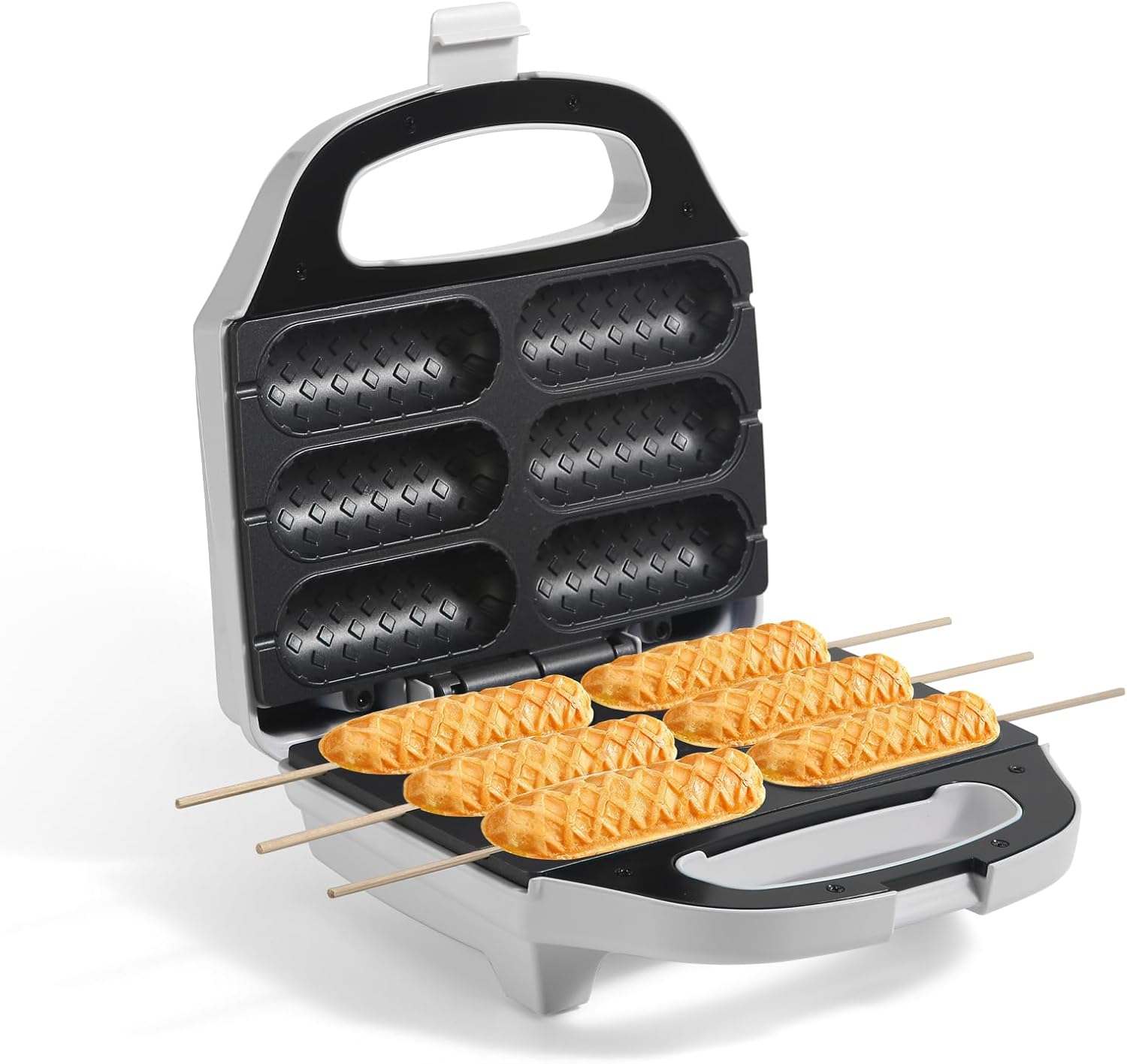 Corn Dog Waffle Maker Hot Energy — WeirdThingsToBuy weird find