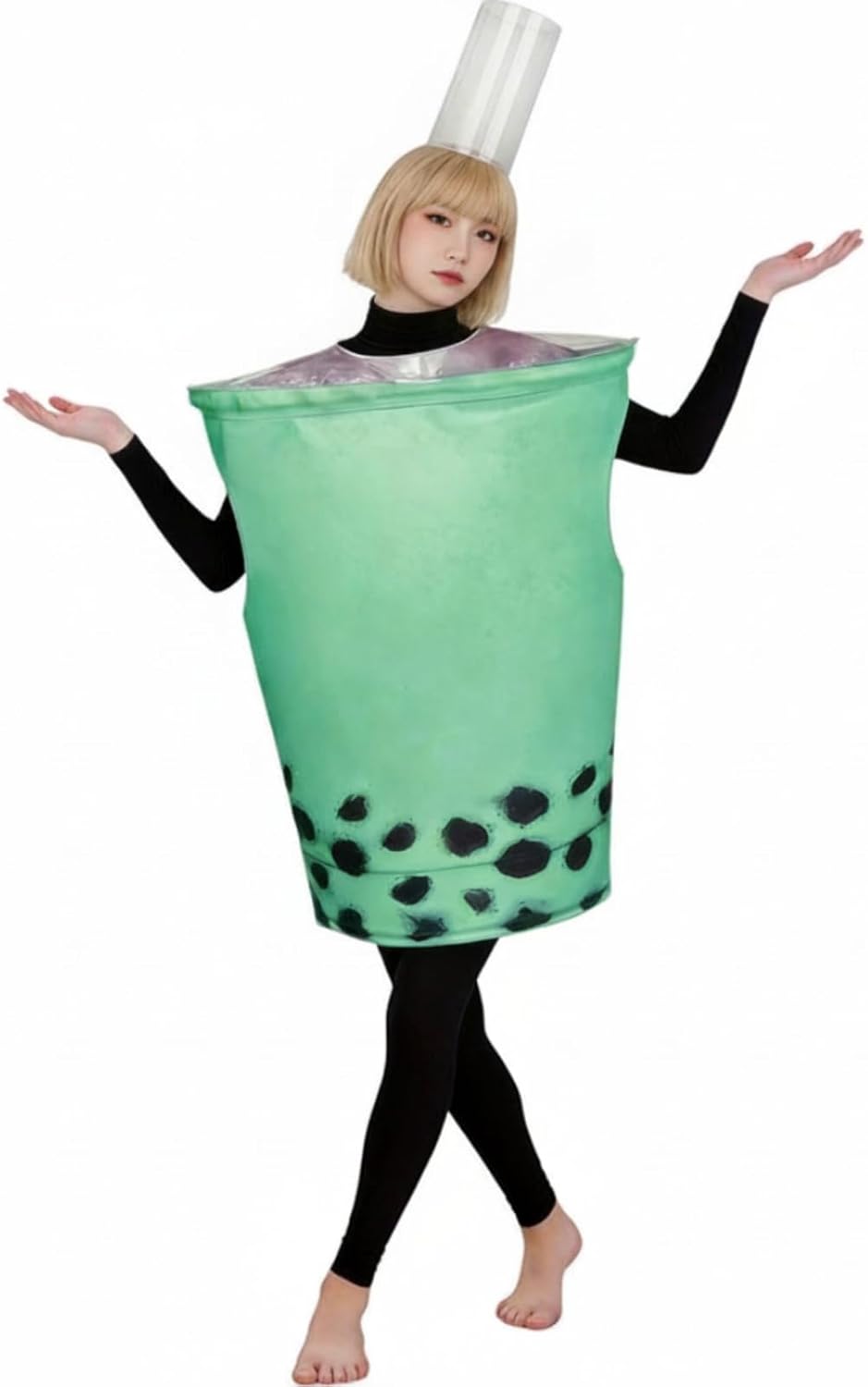 Costume Outfit Headpiece Sleeveless Polyester Energy — WeirdThingsToBuy weird find