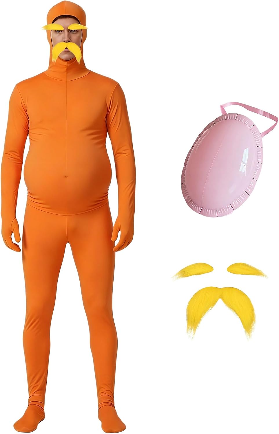 Costumes Women Orange Bodysuit Men Energy — WeirdThingsToBuy weird find